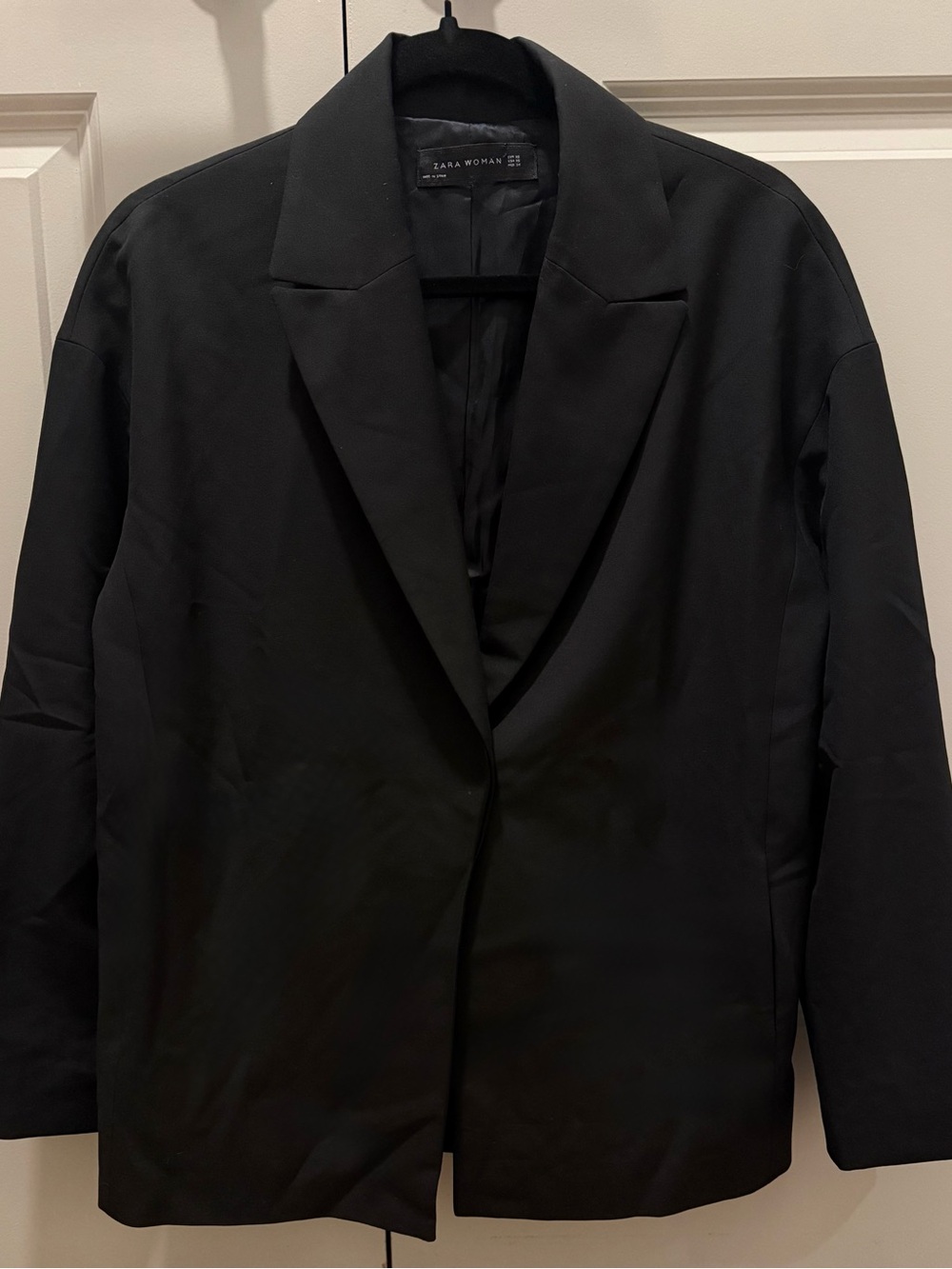 Zara Black Tailored Blazer Jacket
